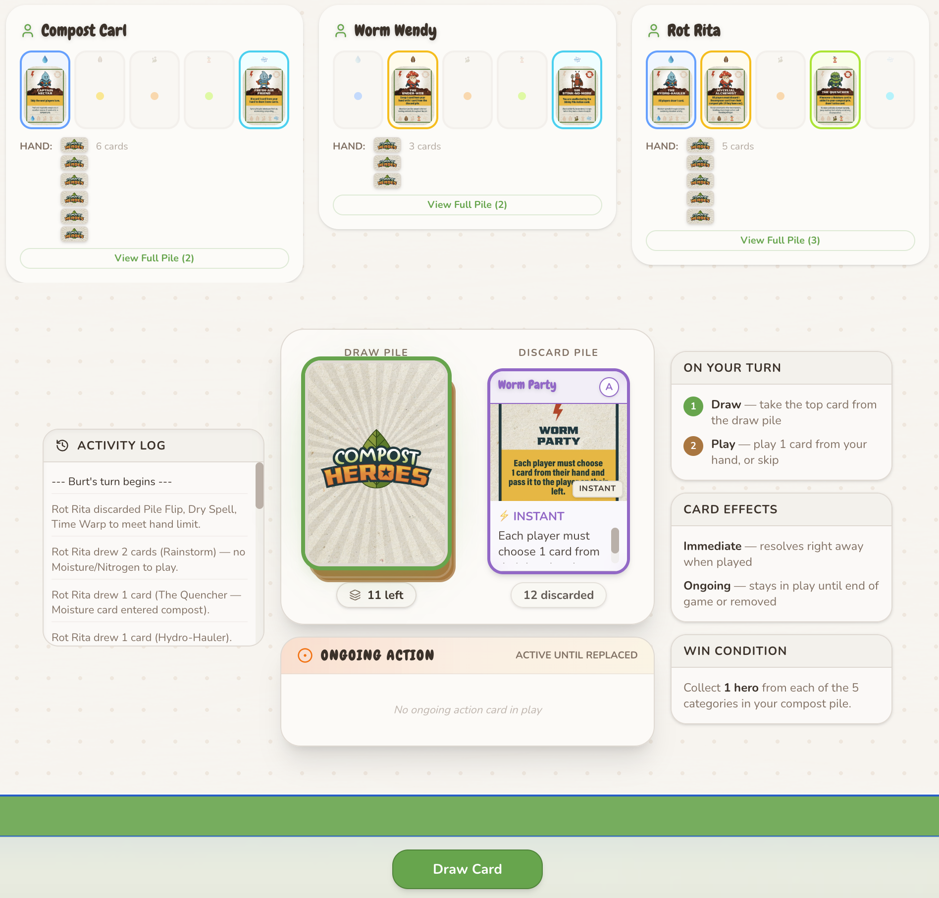 Compost Heroes — The Card Game That Teaches Composting